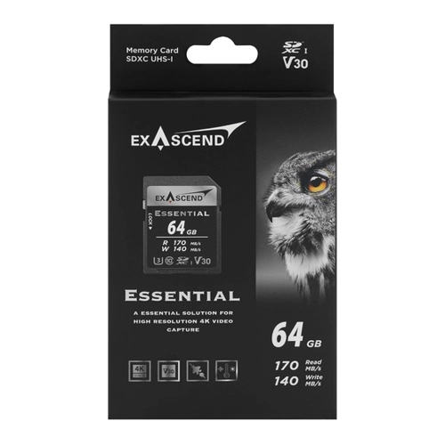 Bild von Exascend ESSENTIAL SDXC 64 GB Speicherkarte