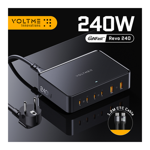 Bild von Voltme 240W USB C Ladegerät – Die leistungsstarke und vielseitige Ladestation