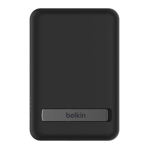 Bild von Belkin BoostCharge Magnetische kabellose Powerbank 5K mit Ständer – Violett