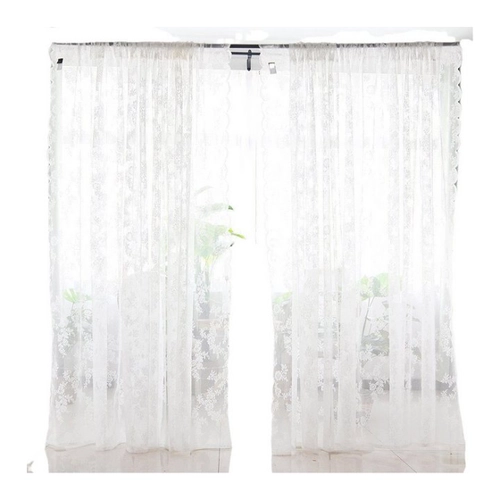 Bild von Blusmart Florale Gardine – Halbtransparente Vorhänge für jedes Zuhause