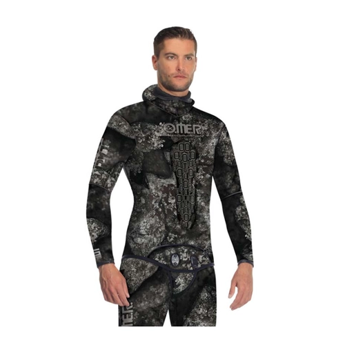 Bild von OMER 3 mm Jacke aus schwarzem Stein für Erwachsene, Unisex, Mehrfarbig, Größe S