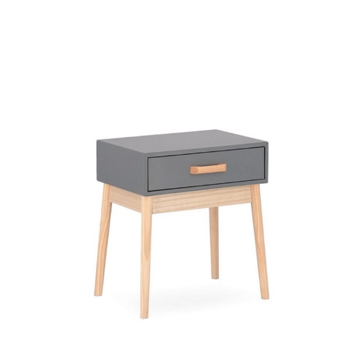 Bild von Bizzotto Nachttisch Ordinary aus Kiefernholz, Grau