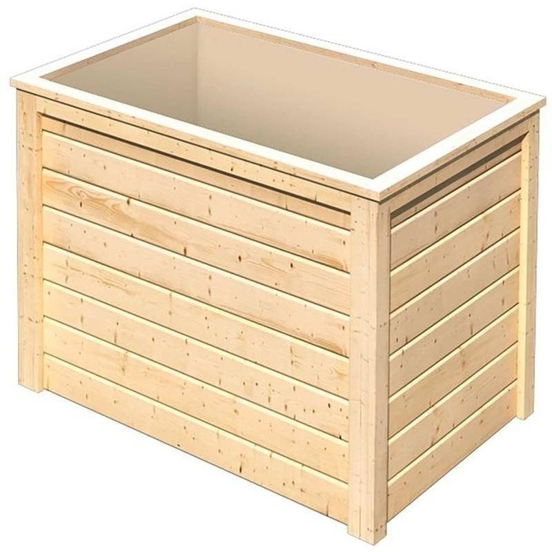 Bild von Karibu Hochbeet Fichte Naturbelassen 64 cm x 98 cm x 65 cm