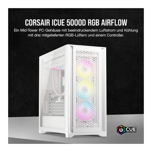 Bild von Corsair 5000D Airflow Midi Tower Gehäuse in Schwarz