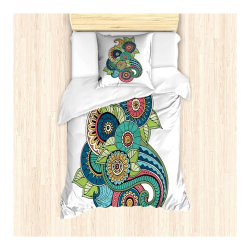 Bild von ABAKUHAUS Blatt Bettbezug Set – Komfort trifft Stil