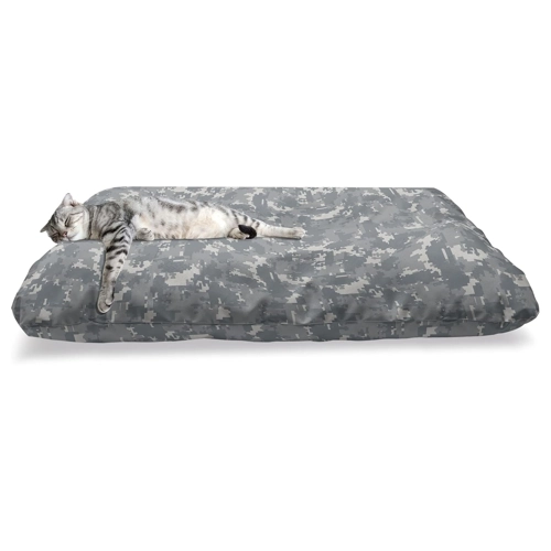 Bild von ABAKUHAUS Tarnen Haustierbett - Neutral Pixel Camo Art