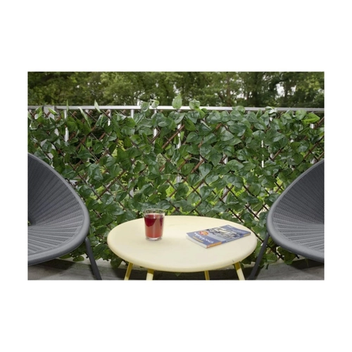 Bild von Nature Spalier mit künstlichen Lorbeerblättern 90x180 cm Grün