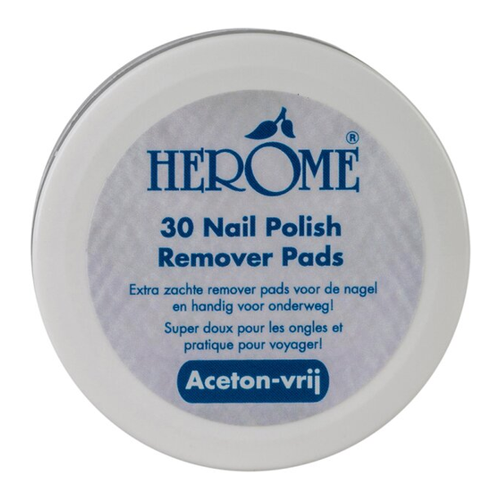 Bild von Herôme Caring Nail Polish Remover Pads – Ideal für die Nagelpflege unterwegs