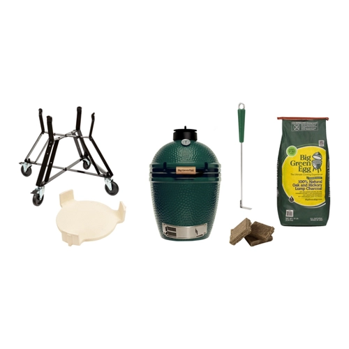 Bild von Big Green Egg Kamado Grill MEDIUM Starter Set
