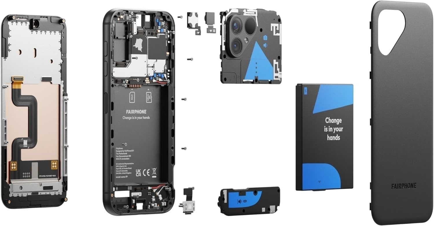 Bild von Fairphone 5 256 GB black mit congstar X