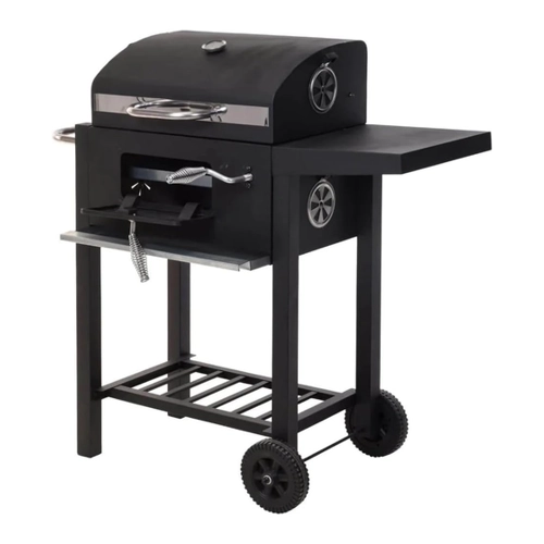 Bild von Vaggan Deluxe Holzkohlegrill mit Deckel – Perfekter Grillgenuss für Ihren Garten