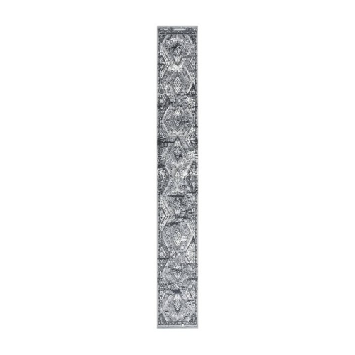 Bild von vidaXL Teppich Teppichläufer BCF Orientalisch Grau 60x450 cm