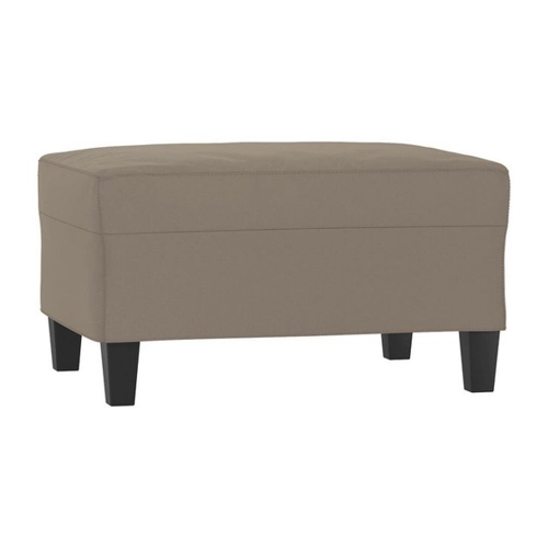 Bild von vidaXL Polsterhocker Fußhocker Taupe 70x55x41 cm Mikrofasergewebe