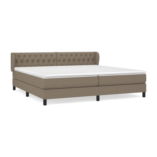 Bild von vidaXL Boxspringbett Taupe 200x200cm – Komfort für erholsame Nächte
