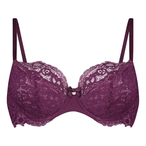 Bild von Hunkemöller Unwattierter Bügel-BH Marine Schwarz - Caviar - 75F