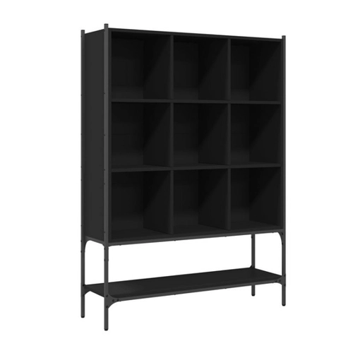 Bild von vidaXL Bücherregal Schwarz 102x30x141,5 cm