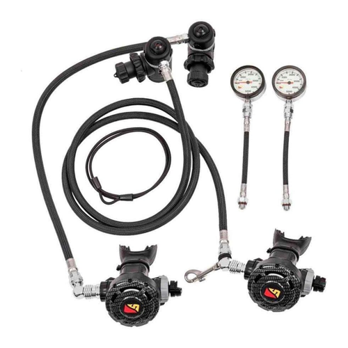 Bild von Dive Rite Seitenmontage-Set 7' Rechts 55,9 cm mit Bar SPG Regler