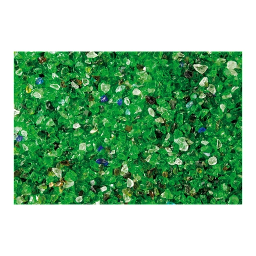Bild von Glassplitt Garten-Grün 4 - 8 mm 10 kg PE-Sack