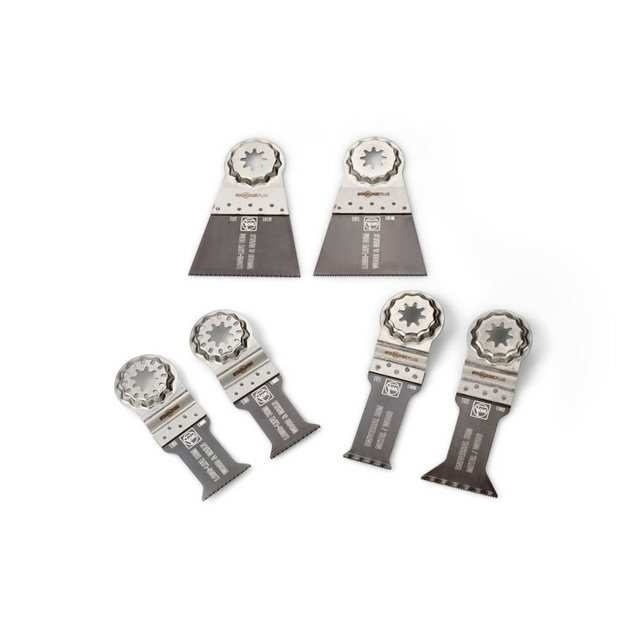 Bild von Fein 6-teiliges Sägeblatt Set Best of E-Cut Starlock Plus