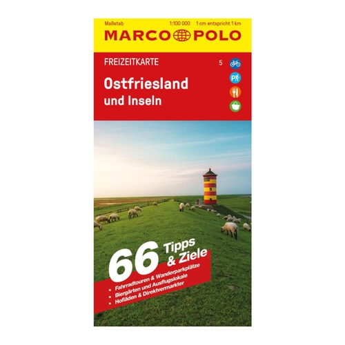 Bild von MARCO POLO Freizeitkarte 5 Ostfriesland und Inseln 1:100.000 – Ihr idealer Begleiter für Outdoor-Abenteuer