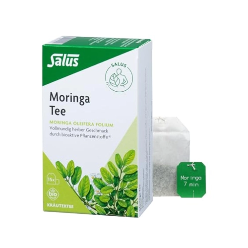 Bild von SALUS PHARMA MORINGA TEE Bio Moringa oleifera folium Salus Fbtl