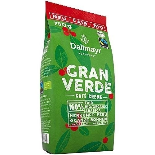 Bild von Dallmayr Gran Verde Café Creme Bio 3 x 250g