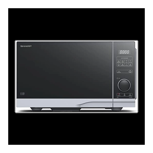 Bild von SHARP Mikrowelle YC-PS234AE-S, silber, 23 L, 10-Stufen, 900 W