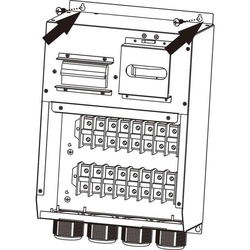 Bild von PowerWalker MBS Terminal block für 3/3 10K wall mount (63A) | Schalter