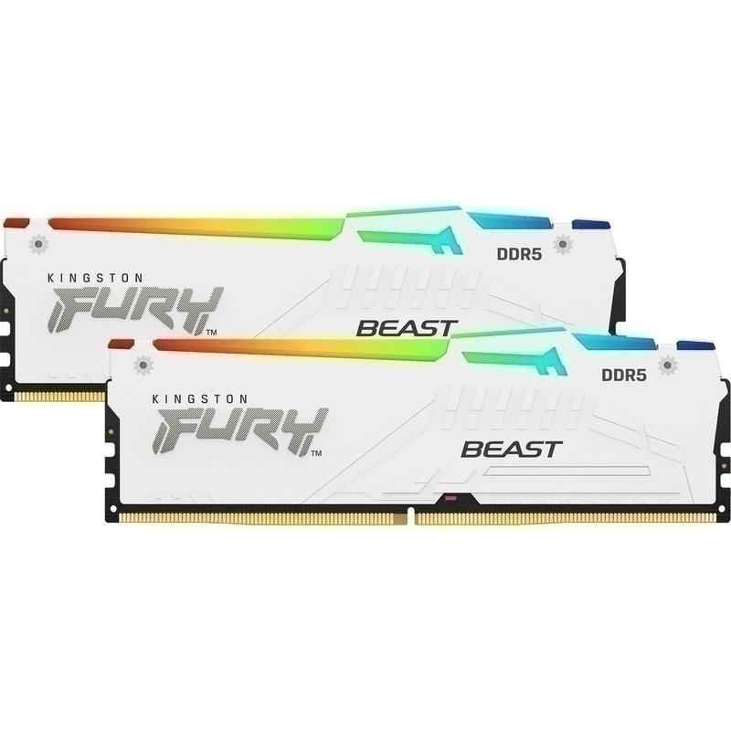 Bild von Kingston Fury Beast RGB 64 GB DDR5-5200 Arbeitsspeicher-Kit (2x 32 GB)