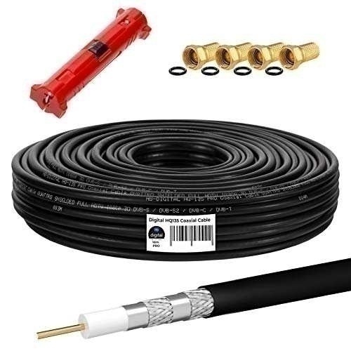 Bild von Produkttest: HB-DIGITAL 135dB Koaxial SAT Kabel HQ-135 PRO