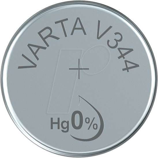 Bild von VAR 344 - Silberoxid-Knopfzelle, V 344, 100 mAh, 11,6 x 3,6 mm