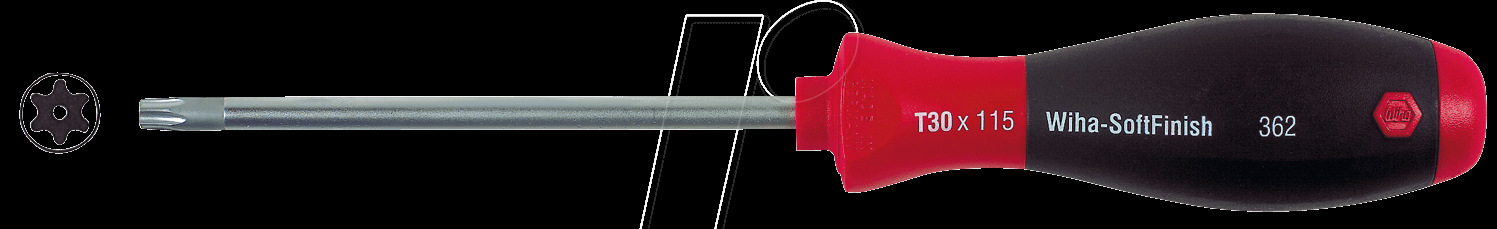 Bild von WIHA 362-TR10 - Schraubendreher SoftFinish® | TORX (TR) | 10
