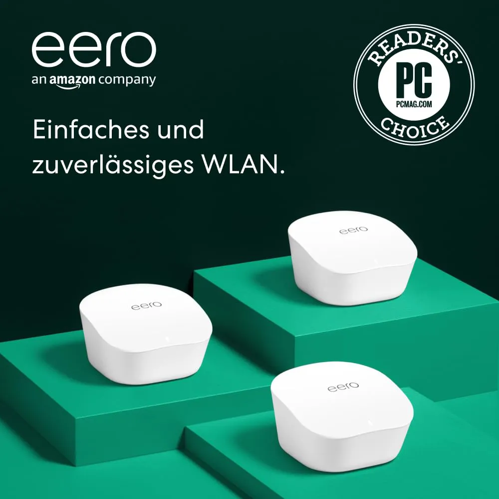 Bild von Amazon eero WLAN Mesh System 3er Set