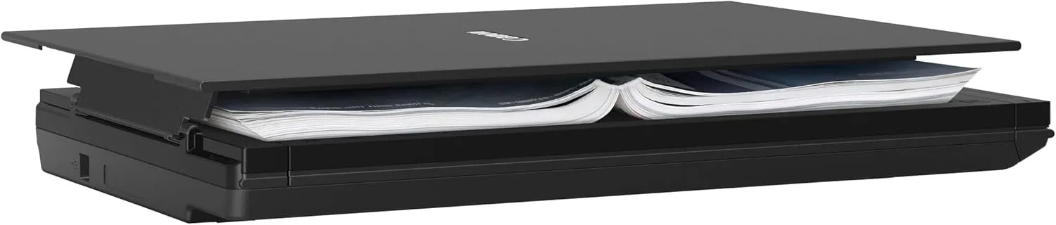 Bild von Canon LiDE 300 Flachbettscanner für DIN A4 mit 2400 x 2400 DPI, 4 Scantasten, USB-Stromversorgung und 48 Bit Farbtiefe in Schwarz