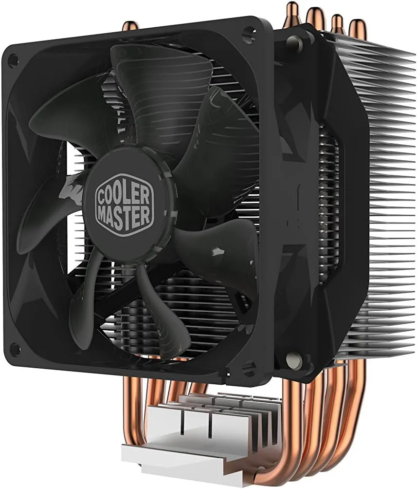 Bild von Cooler Master Hyper H412R CPU Kühler mit 92 mm Lüfter und 4 Heatpipes, kompatibel mit AMD und Intel