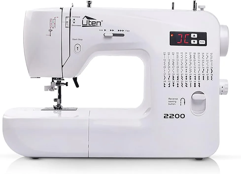 Bild von Elektrische Freiarm Nähmaschine mit 60 Stichprogrammen, ideal für Anfänger und Profis, perfektes Geschenk für Weihnachten und Muttertag