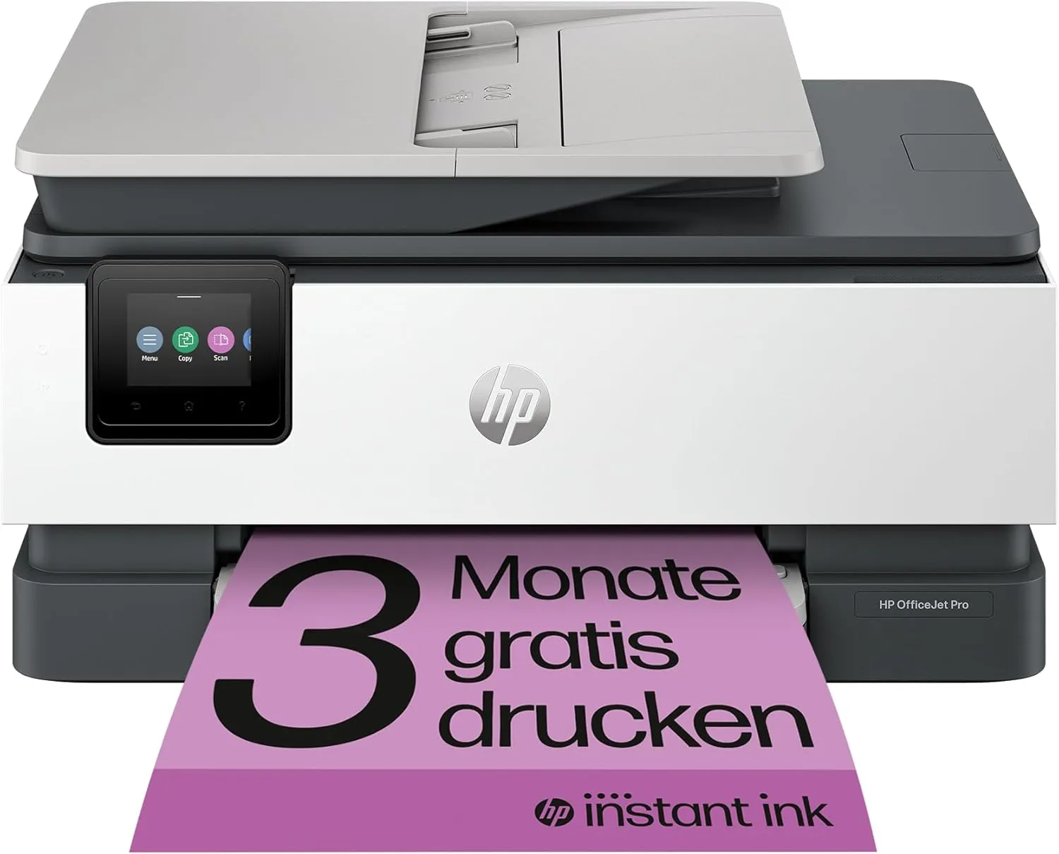 Bild von HP OfficeJet Pro 8122e Multifunktionsdrucker mit 3 Monaten kostenlosem HP Instant Ink, WLAN, LAN, Duplex und ePrint in Basaltfarbe