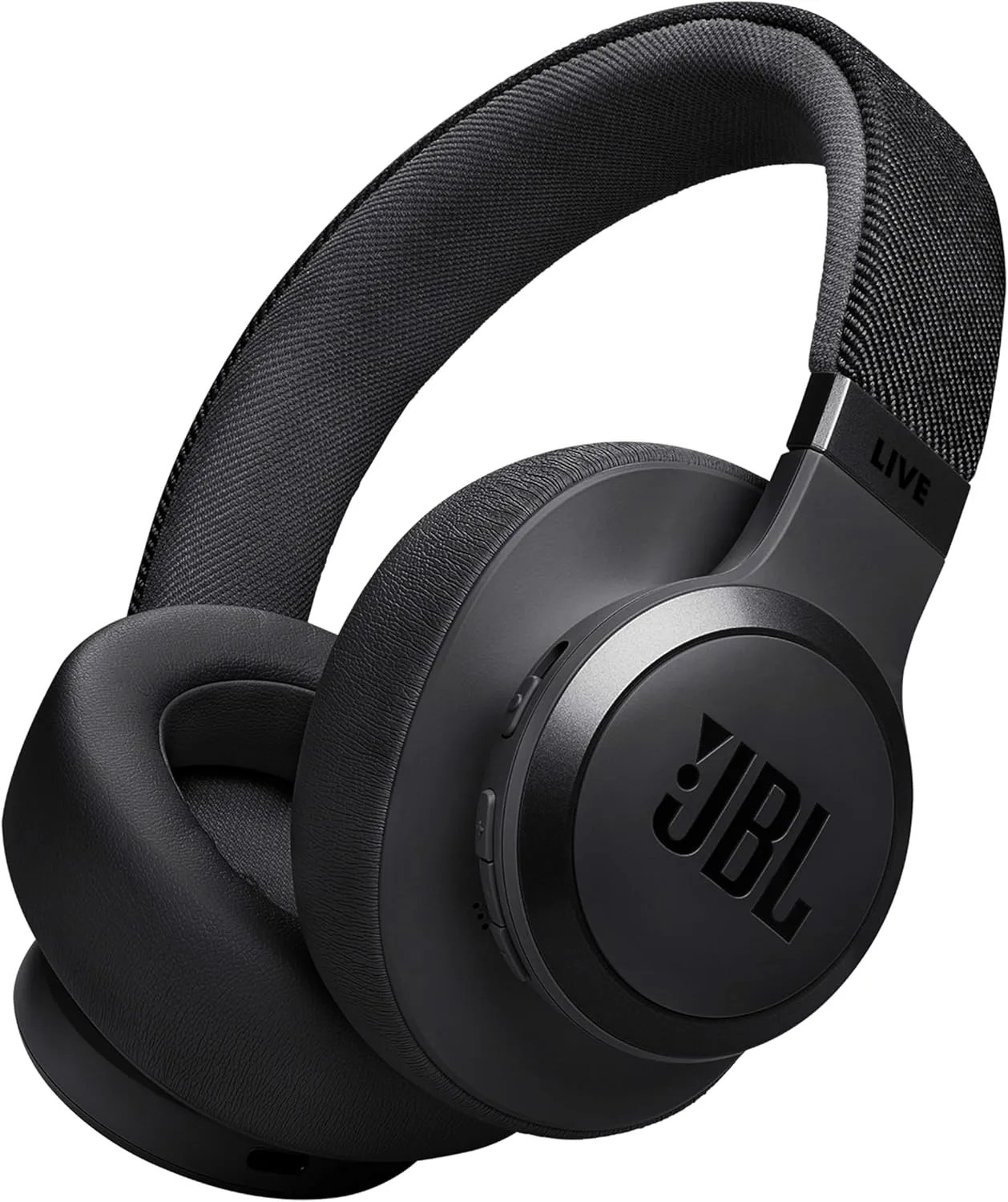 Bild von JBL Live 770 NC Bluetooth Over-Ear-Kopfhörer mit adaptivem Noise-Cancelling und JBL Signature Sound, bis zu 65 Stunden Akkulaufzeit in Schwarz