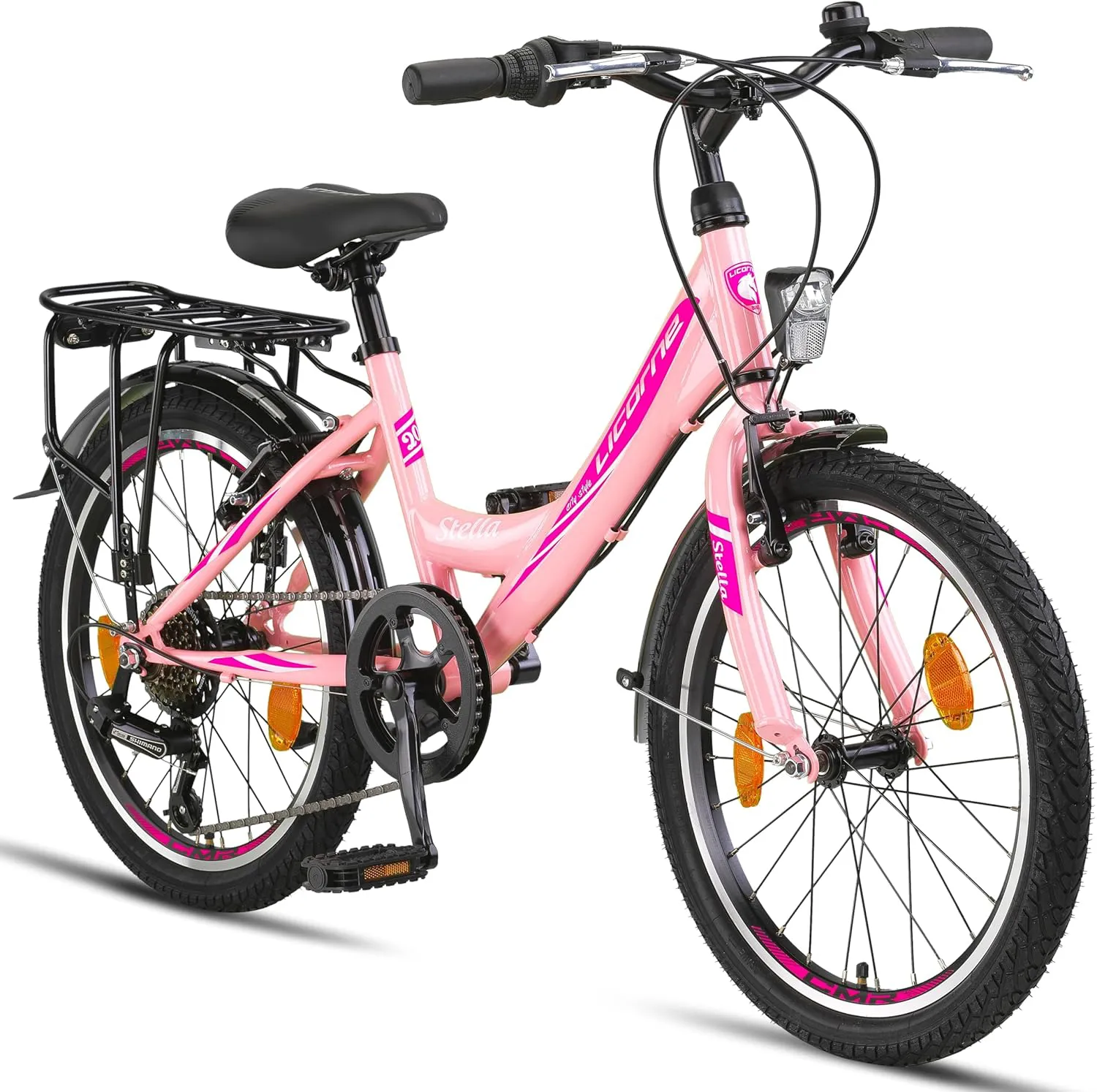 Bild von Licorne Stella Premium City Bike in 20 bis 28 Zoll mit 21 Gängen für Damen, Herren und Kinder