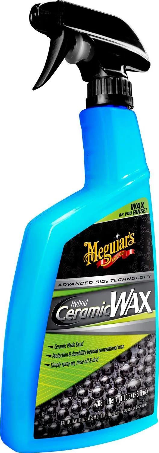 Bild von Meguiar's G190526EU Hybrid Ceramic Spray Wax mit 768ml für die Autopflege und Keramikversiegelung