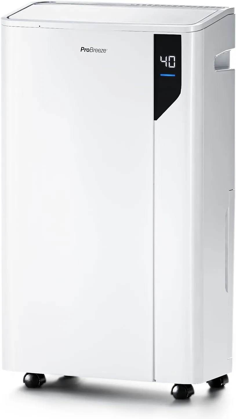 Bild von Pro Breeze Luftentfeuchter mit 20 Litern Entfeuchtungsleistung pro Tag, Wäschemodus, Feuchtigkeitssensor und Timer für Räume bis 35 m²