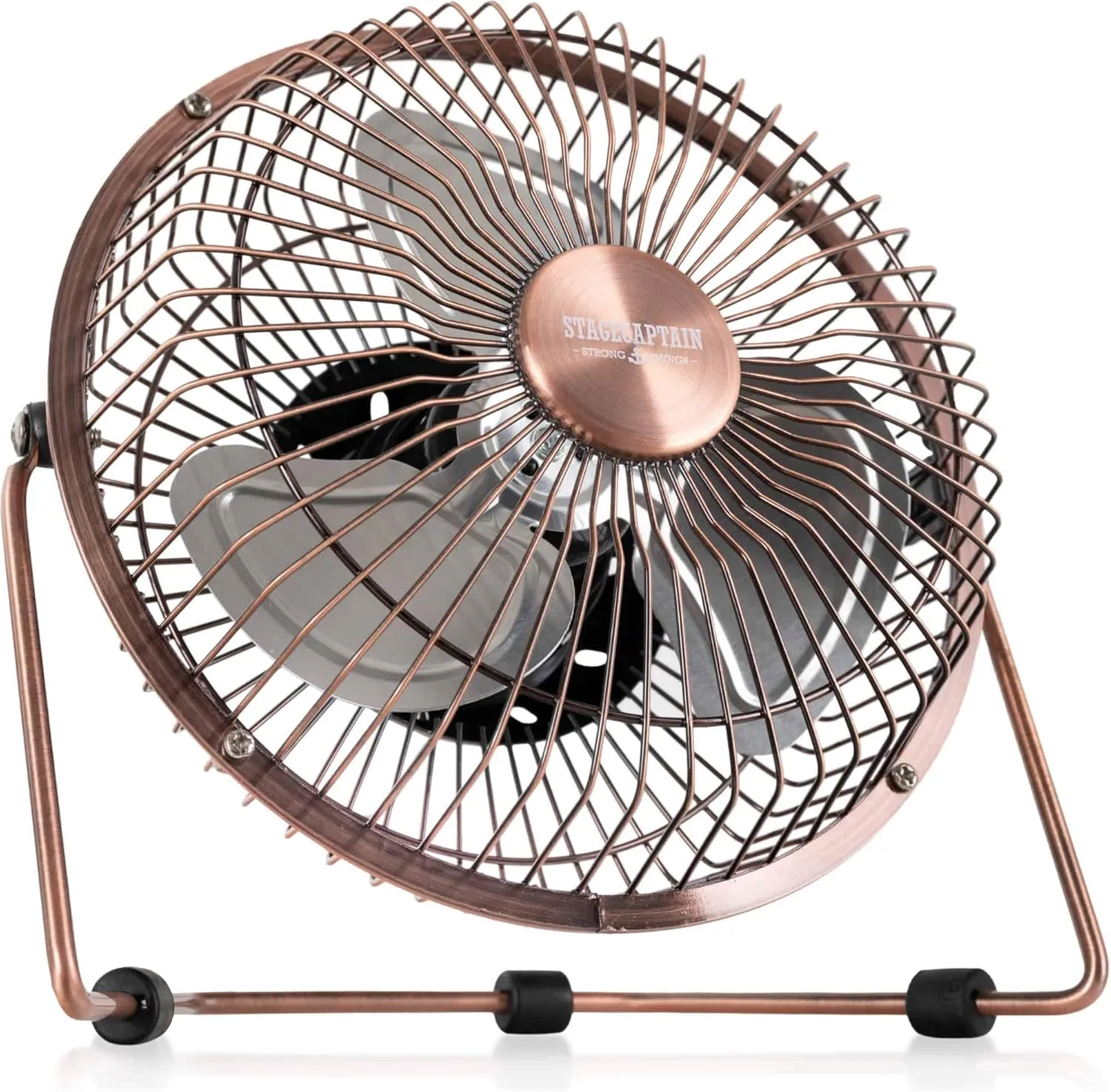 Bild von Stagecaptain TV-60U MkII Tischventilator mit 6 Zoll Lüfterrad aus stabilem Metall, stufenlos neigbar und USB betrieben