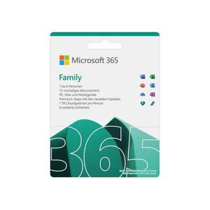 Bild von Microsoft Office 365 Family 2021 | 1-Jahres-Software-Lizenz | Key Card