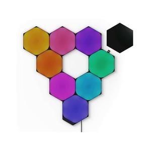Bild von Nanoleaf Shapes Ultra black Hexagons | Starterset | 9-teilig | schwarz - Innovative Beleuchtung für das Smart Home