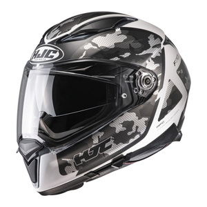 Bild von HJC F70 Katra Helm, grau-weiss, Größe L für Männer