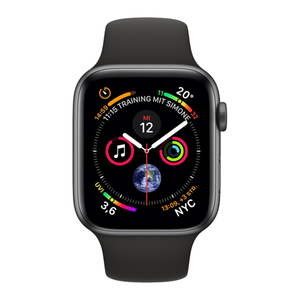 Bild von Apple Watch Series 4 GPS + Cellular 40mm space grau Aluminium Sportarmband schwarz