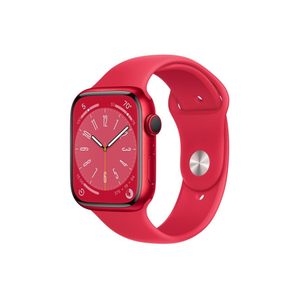 Bild von Apple Watch Series 8 GPS 45mm (PRODUCT)RED Aluminium Case mit (PRODUCT)RED Sport Band