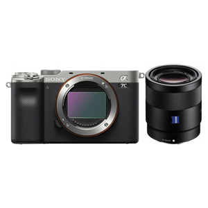 Bild von Sony Alpha ILCE-7C silber + Sony ZEISS SEL Sonnar T* FE 55mm - Willkommen in der Alpha-Welt