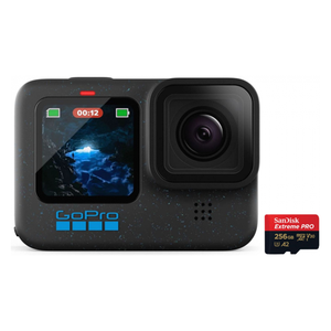 Bild von GoPro HERO12 Black + SanDisk microSDXC 256GB V30 – Ultimative Actionkamera für Abenteuerlustige