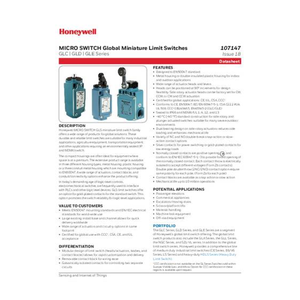 Bild von Honeywell SPS GLEB24E7B Endschalter
